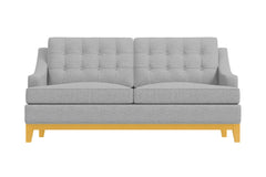 Bannister Apartment Size Sleeper Sofa :: Leg Finish: Natural / Sleeper Option: Deluxe Innerspring Mattress