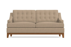 Bannister Apartment Size Sleeper Sofa :: Leg Finish: Pecan / Sleeper Option: Memory Foam Mattress