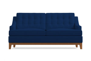 Bannister Twin Size Sleeper Sofa :: Leg Finish: Pecan / Sleeper Option: Memory Foam Mattress