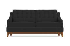 Bannister Apartment Size Sleeper Sofa :: Leg Finish: Pecan / Sleeper Option: Memory Foam Mattress