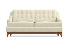 Bannister Apartment Size Sleeper Sofa :: Leg Finish: Pecan / Sleeper Option: Memory Foam Mattress