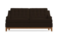 Bannister Apartment Size Sleeper Sofa :: Leg Finish: Pecan / Sleeper Option: Deluxe Innerspring Mattress