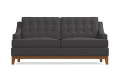 Bannister Apartment Size Sleeper Sofa :: Leg Finish: Pecan / Sleeper Option: Memory Foam Mattress