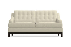 Bannister Twin Size Sleeper Sofa :: Leg Finish: Espresso / Sleeper Option: Deluxe Innerspring Mattress
