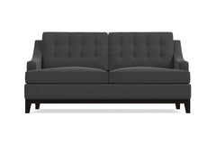Bannister Twin Size Sleeper Sofa :: Leg Finish: Espresso / Sleeper Option: Deluxe Innerspring Mattress