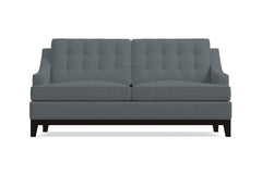 Bannister Twin Size Sleeper Sofa :: Leg Finish: Espresso / Sleeper Option: Deluxe Innerspring Mattress