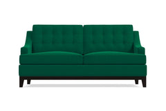 Bannister Apartment Size Sleeper Sofa :: Leg Finish: Espresso / Sleeper Option: Deluxe Innerspring Mattress