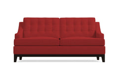 Bannister Apartment Size Sleeper Sofa :: Leg Finish: Espresso / Sleeper Option: Deluxe Innerspring Mattress