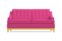 Bannister Twin Size Sleeper Sofa :: Leg Finish: Natural / Sleeper Option: Memory Foam Mattress