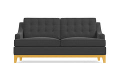 Bannister Apartment Size Sleeper Sofa :: Leg Finish: Natural / Sleeper Option: Deluxe Innerspring Mattress