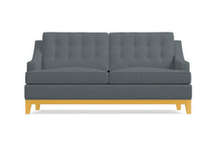 Bannister Apartment Size Sleeper Sofa :: Leg Finish: Natural / Sleeper Option: Deluxe Innerspring Mattress