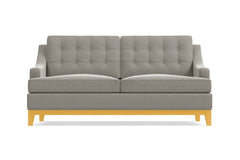 Bannister Apartment Size Sleeper Sofa :: Leg Finish: Natural / Sleeper Option: Memory Foam Mattress