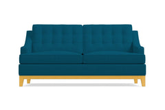 Bannister Twin Size Sleeper Sofa :: Leg Finish: Natural / Sleeper Option: Memory Foam Mattress