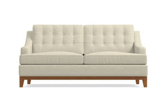 Bannister Apartment Size Sleeper Sofa :: Leg Finish: Pecan / Sleeper Option: Memory Foam Mattress