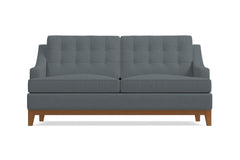 Bannister Apartment Size Sleeper Sofa :: Leg Finish: Pecan / Sleeper Option: Memory Foam Mattress