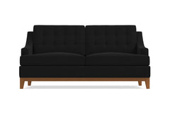 Bannister Apartment Size Sleeper Sofa :: Leg Finish: Pecan / Sleeper Option: Memory Foam Mattress
