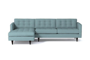 Beverly 2pc Sectional Sofa :: Leg Finish: Espresso / Configuration: LAF - Chaise on the Left