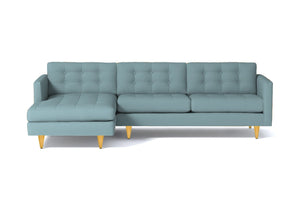 Beverly 2pc Sectional Sofa :: Leg Finish: Natural / Configuration: LAF - Chaise on the Left