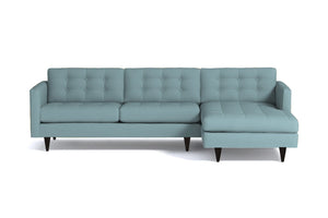 Beverly 2pc Sectional Sofa :: Leg Finish: Espresso / Configuration: RAF - Chaise on the Right