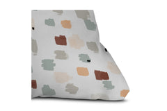 Bloom Field Peach Toss Pillow by Mpgmb