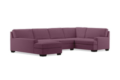Bradbury 3pc Sectional Sofa :: Leg Finish: Espresso / Configuration: LAF - Chaise on the Left