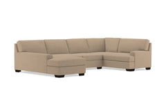Bradbury 3pc Sectional Sofa :: Leg Finish: Espresso / Configuration: LAF - Chaise on the Left