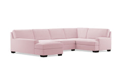 Bradbury 3pc Sectional Sofa :: Leg Finish: Espresso / Configuration: LAF - Chaise on the Left