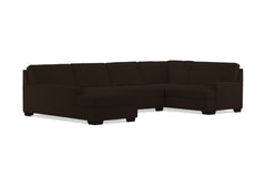 Bradbury 3pc Sectional Sofa :: Leg Finish: Espresso / Configuration: LAF - Chaise on the Left