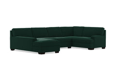 Bradbury 3pc Sectional Sofa :: Leg Finish: Espresso / Configuration: LAF - Chaise on the Left