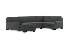 Bradbury 3pc Sectional Sofa :: Leg Finish: Espresso / Configuration: LAF - Chaise on the Left