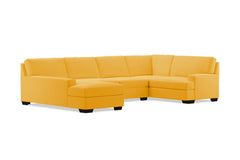 Bradbury 3pc Sectional Sofa :: Leg Finish: Espresso / Configuration: LAF - Chaise on the Left