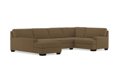 Bradbury 3pc Sectional Sofa :: Leg Finish: Espresso / Configuration: LAF - Chaise on the Left