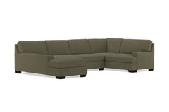 Bradbury 3pc Sectional Sofa :: Leg Finish: Espresso / Configuration: LAF - Chaise on the Left