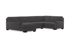 Bradbury 3pc Sectional Sofa :: Leg Finish: Espresso / Configuration: LAF - Chaise on the Left