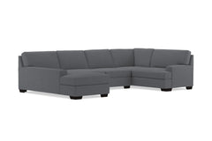 Bradbury 3pc Sectional Sofa :: Leg Finish: Espresso / Configuration: LAF - Chaise on the Left