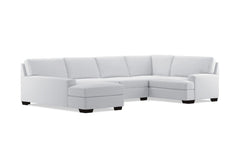 Bradbury 3pc Sectional Sofa :: Leg Finish: Espresso / Configuration: LAF - Chaise on the Left