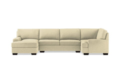 Bradbury 3pc Sectional Sofa :: Leg Finish: Espresso / Configuration: LAF - Chaise on the Left