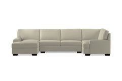 Bradbury 3pc Sectional Sofa :: Leg Finish: Espresso / Configuration: LAF - Chaise on the Left