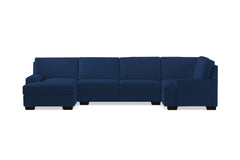 Bradbury 3pc Sectional Sofa :: Leg Finish: Espresso / Configuration: LAF - Chaise on the Left