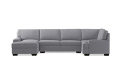 Bradbury 3pc Sectional Sofa :: Leg Finish: Espresso / Configuration: LAF - Chaise on the Left