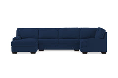 Bradbury 3pc Sectional Sofa :: Leg Finish: Espresso / Configuration: LAF - Chaise on the Left