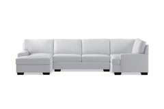 Bradbury 3pc Sectional Sofa :: Leg Finish: Espresso / Configuration: LAF - Chaise on the Left