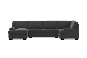 Bradbury 3pc Sectional Sofa :: Leg Finish: Espresso / Configuration: LAF - Chaise on the Left