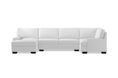 Bradbury 3pc Sectional Sofa :: Leg Finish: Espresso / Configuration: LAF - Chaise on the Left