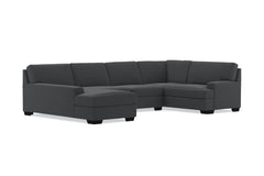 Bradbury 3pc Sectional Sofa :: Leg Finish: Espresso / Configuration: LAF - Chaise on the Left