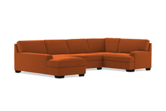 Bradbury 3pc Sectional Sofa :: Leg Finish: Espresso / Configuration: LAF - Chaise on the Left