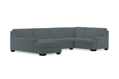 Bradbury 3pc Sectional Sofa :: Leg Finish: Espresso / Configuration: LAF - Chaise on the Left