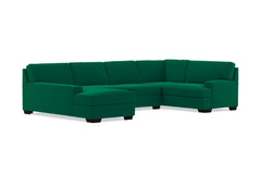 Bradbury 3pc Sectional Sofa :: Leg Finish: Espresso / Configuration: LAF - Chaise on the Left