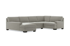 Bradbury 3pc Sectional Sofa :: Leg Finish: Espresso / Configuration: LAF - Chaise on the Left