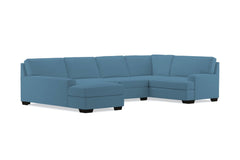 Bradbury 3pc Sectional Sofa :: Leg Finish: Espresso / Configuration: LAF - Chaise on the Left